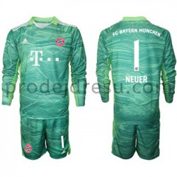 FC Bayern Mnichov Dresy Fotbal Brankářské Manuel Neuer 1 Dětský Alternativní 2021-2022 Dlouhý Rukáv