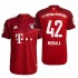 FC Bayern Mnichov Dresy Fotbal Jamal Musiala 42 Domácí 2021-2022 Krátký Rukáv