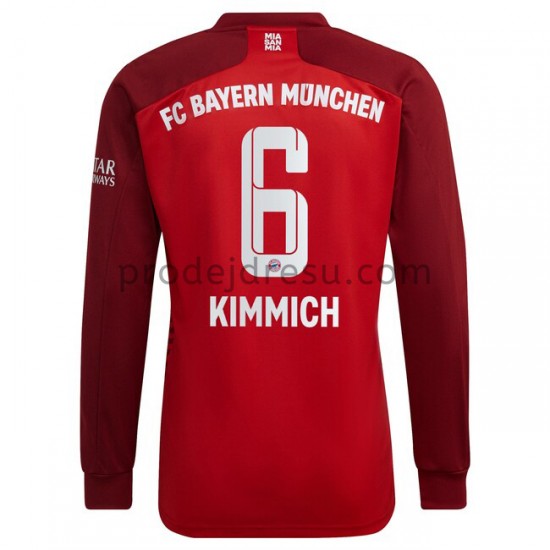 FC Bayern Mnichov Dresy Fotbal Joshua Kimmich 6 Domácí 2021-2022 Dlouhý Rukáv