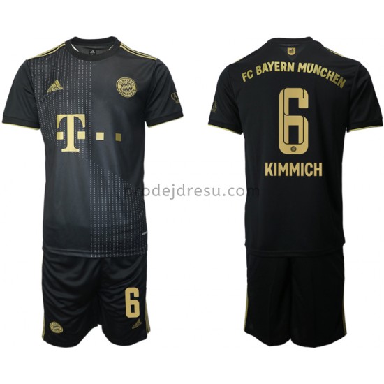 FC Bayern Mnichov Dresy Fotbal Joshua Kimmich 6 Dětský Venkovní 2021-2022 Krátký Rukáv