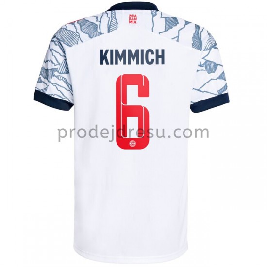 FC Bayern Mnichov Dresy Fotbal Joshua Kimmich 6 Alternativní 2021-2022 Krátký Rukáv