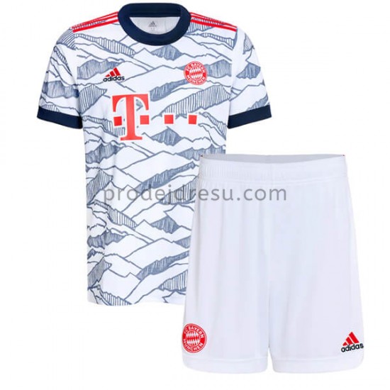 FC Bayern Mnichov Dresy Fotbal Dětský Alternativní 2021-2022 Krátký Rukáv