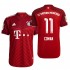 FC Bayern Mnichov Dresy Fotbal Kingsley Coman 11 Domácí 2021-2022 Krátký Rukáv
