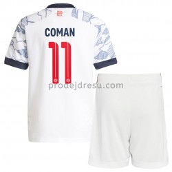 FC Bayern Mnichov Dresy Fotbal Kingsley Coman 11 Dětský Alternativní 2021-2022 Krátký Rukáv