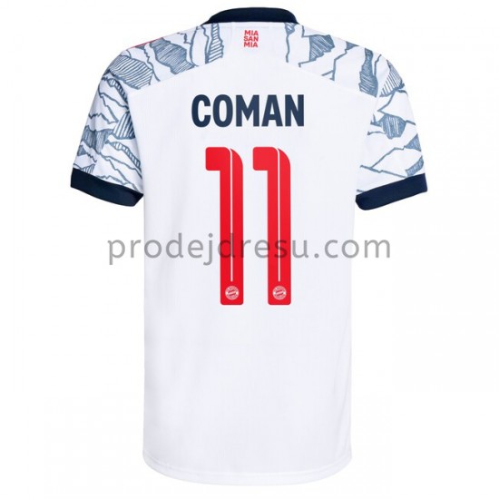 FC Bayern Mnichov Dresy Fotbal Kingsley Coman 11 Alternativní 2021-2022 Krátký Rukáv