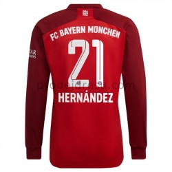 FC Bayern Mnichov Dresy Fotbal Lucas Hernandez 21 Domácí 2021-2022 Dlouhý Rukáv
