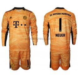 FC Bayern Mnichov Dresy Fotbal Manuel Neuer 1 Brankářské Dětský Domácí 2021-2022 Dlouhý Rukáv