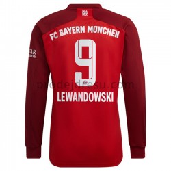 FC Bayern Mnichov Dresy Fotbal Robert Lewandowski 9 Domácí 2021-2022 Dlouhý Rukáv