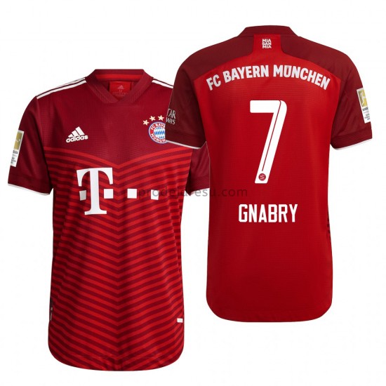 FC Bayern Mnichov Dresy Fotbal Serge Gnabry 7 Domácí 2021-2022 Krátký Rukáv