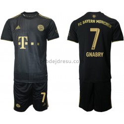 FC Bayern Mnichov Dresy Fotbal Serge Gnabry 7 Dětský Venkovní 2021-2022 Krátký Rukáv