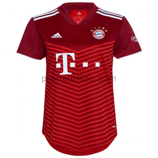 FC Bayern Mnichov Dresy Fotbal Žena Domácí 2021-2022 Krátký Rukáv