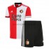 Feyenoord Rotterdam Dresy Fotbal Dětský Domácí 2021-2022 Krátký Rukáv