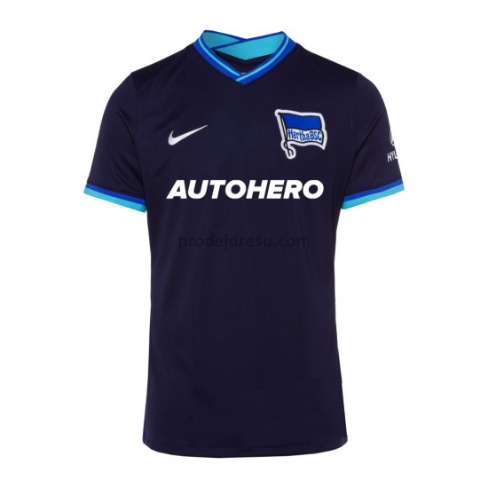 Hertha BSC Dresy Fotbal Venkovní 2021-2022 Krátký Rukáv