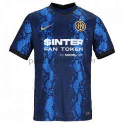 Inter Milán Dresy Fotbal Dresy Fotbal Domácí 2021-2022 Krátký Rukáv