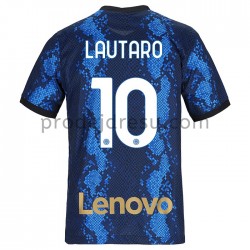 Inter Milán Dresy Fotbal Dresy Fotbal Lautaro Martinez 10 Domácí 2021-2022 Krátký Rukáv