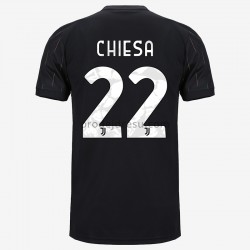 Juventus Dresy Fotbal Federico Chiesa 22 Venkovní 2021-2022 Krátký Rukáv