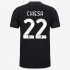 Juventus Dresy Fotbal Federico Chiesa 22 Venkovní 2021-2022 Krátký Rukáv