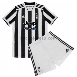 Juventus Dresy Fotbal Dětský Domácí 2021-2022 Krátký Rukáv