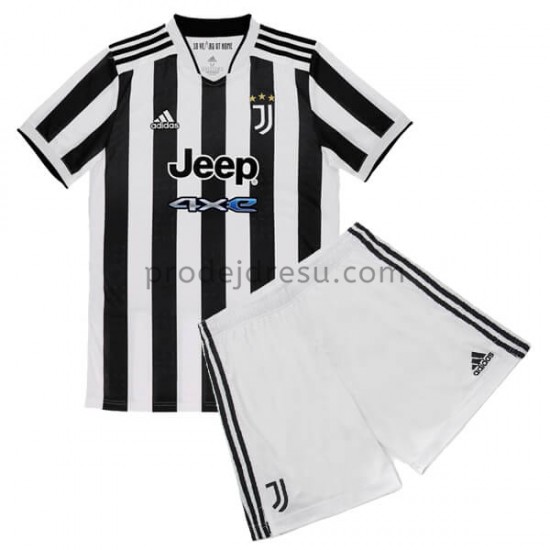 Juventus Dresy Fotbal Dětský Domácí 2021-2022 Krátký Rukáv