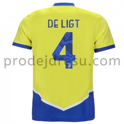 Juventus Dresy Fotbal Matthijs de Ligt 4 Alternativní 2021-2022 Krátký Rukáv
