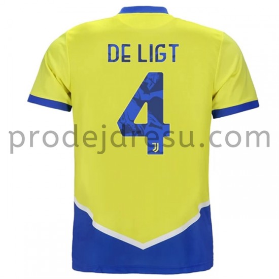 Juventus Dresy Fotbal Matthijs de Ligt 4 Alternativní 2021-2022 Krátký Rukáv