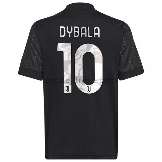 Juventus Dresy Fotbal Paulo Dybala 10 Venkovní 2021-2022 Krátký Rukáv