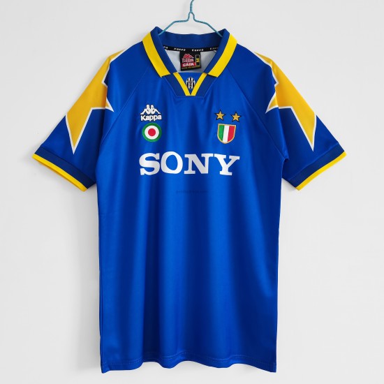 Juventus Dresy Fotbal Retro Venkovní 1995-1996 Krátký Rukáv