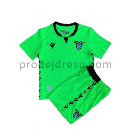 Lazio Řím Dresy Fotbal Brankářské Dětský Venkovní 2021-2022 Krátký Rukáv