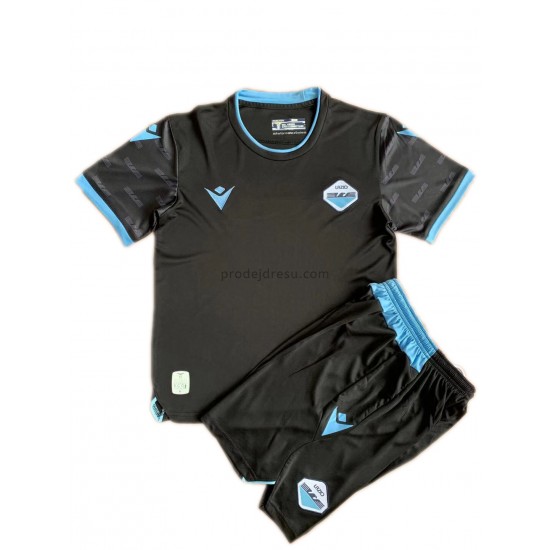 Lazio Řím Dresy Fotbal Dětský Alternativní 2021-2022 Krátký Rukáv