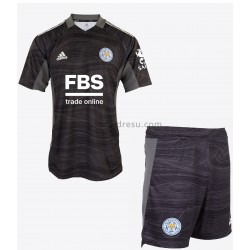 Leicester City Dresy Fotbal Brankářské Dětský Domácí 2021-2022 Krátký Rukáv