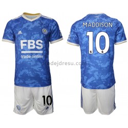 Leicester City Dresy Fotbal James Maddison 10 Dětský Domácí 2021-2022 Krátký Rukáv