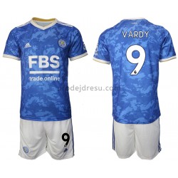 Leicester City Dresy Fotbal Jamie Vardy 9 Dětský Domácí 2021-2022 Krátký Rukáv
