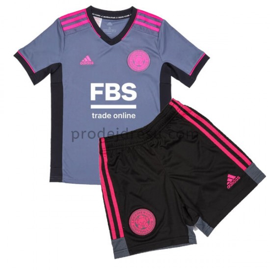 Leicester City Dresy Fotbal Dětský Alternativní 2021-2022 Krátký Rukáv