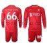 Liverpool Dresy Fotbal Alexander-Arnold 66 Dětský Domácí 2021-2022 Dlouhý Rukáv