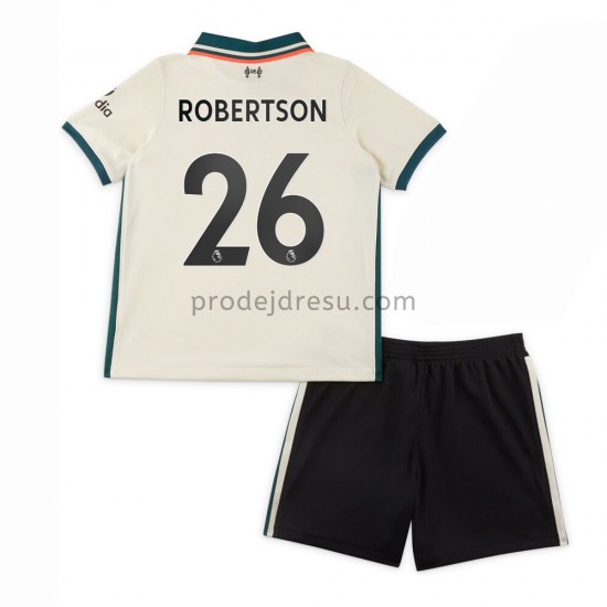 Liverpool Dresy Fotbal Andrew Robertson 26 Dětský Venkovní 2021-2022 Krátký Rukáv