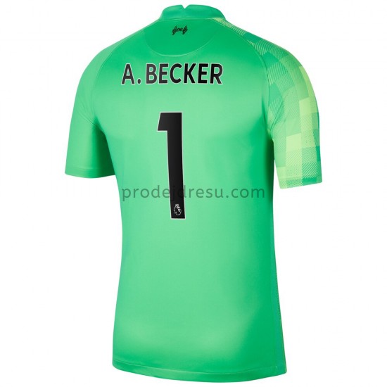 Liverpool Dresy Fotbal Brankářské A.Becker 1 Domácí 2021-2022 Krátký Rukáv
