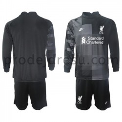 Liverpool Dresy Fotbal Brankářské Dětský Alternativní 2021-2022 Dlouhý Rukáv