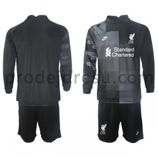 Liverpool Dresy Fotbal Brankářské Dětský Alternativní 2021-2022 Dlouhý Rukáv