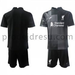 Liverpool Dresy Fotbal Brankářské Dětský Alternativní 2021-2022 Krátký Rukáv