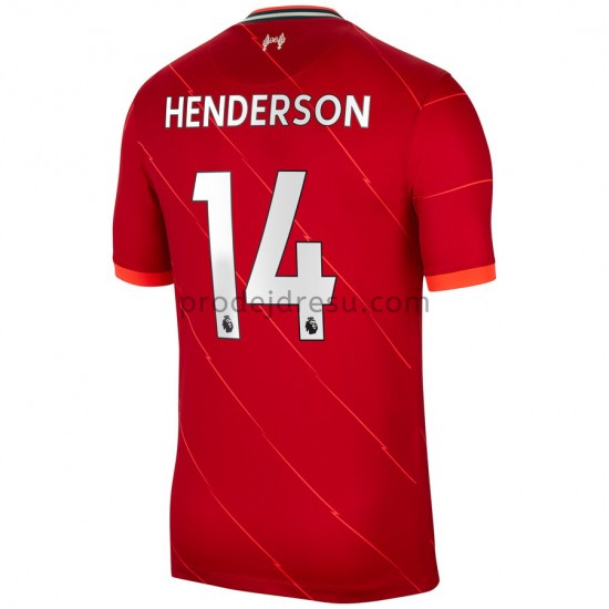 Liverpool Dresy Fotbal Jordan Henderson 14 Domácí 2021-2022 Krátký Rukáv