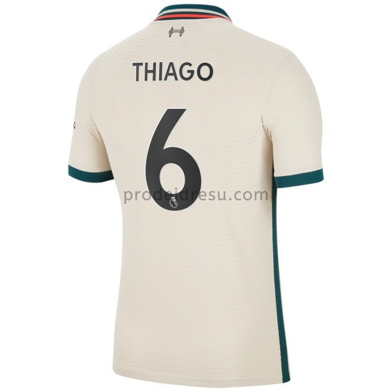 Liverpool Dresy Fotbal Thiago Alcantara 6 Venkovní 2021-2022 Krátký Rukáv