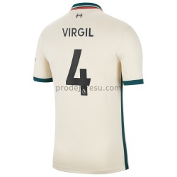 Liverpool Dresy Fotbal Virgil van Dijk 4 Venkovní 2021-2022 Krátký Rukáv