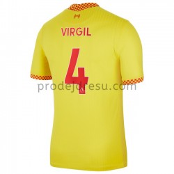 Liverpool Dresy Fotbal Virgil van Dijk 4 Alternativní 2021-2022 Krátký Rukáv