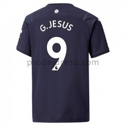 Manchester City Dresy Fotbal Gabriel Jesus 9 Alternativní 2021-2022 Krátký Rukáv