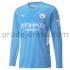 Manchester City Dresy Fotbal Domácí 2021-2022 Dlouhý Rukáv