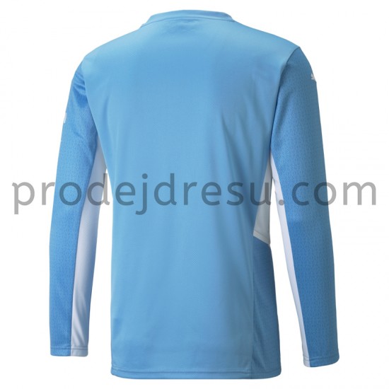 Manchester City Dresy Fotbal Domácí 2021-2022 Dlouhý Rukáv