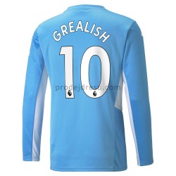 Manchester City Dresy Fotbal Jack Grealish 10 Domácí 2021-2022 Dlouhý Rukáv