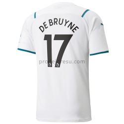 Manchester City Dresy Fotbal Kevin De Bruyne 17 Venkovní 2021-2022 Krátký Rukáv