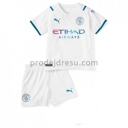Manchester City Dresy Fotbal Dětský Venkovní 2021-2022 Krátký Rukáv