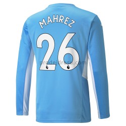 Manchester City Dresy Fotbal Riyad Mahrez 26 Domácí 2021-2022 Dlouhý Rukáv